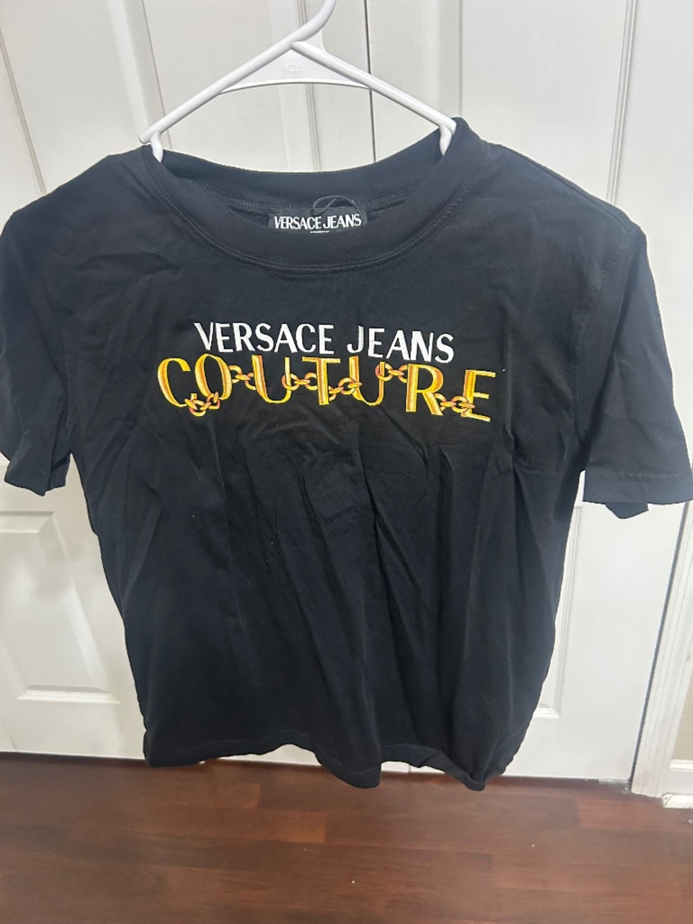 Versace couture jeans Large USA size top